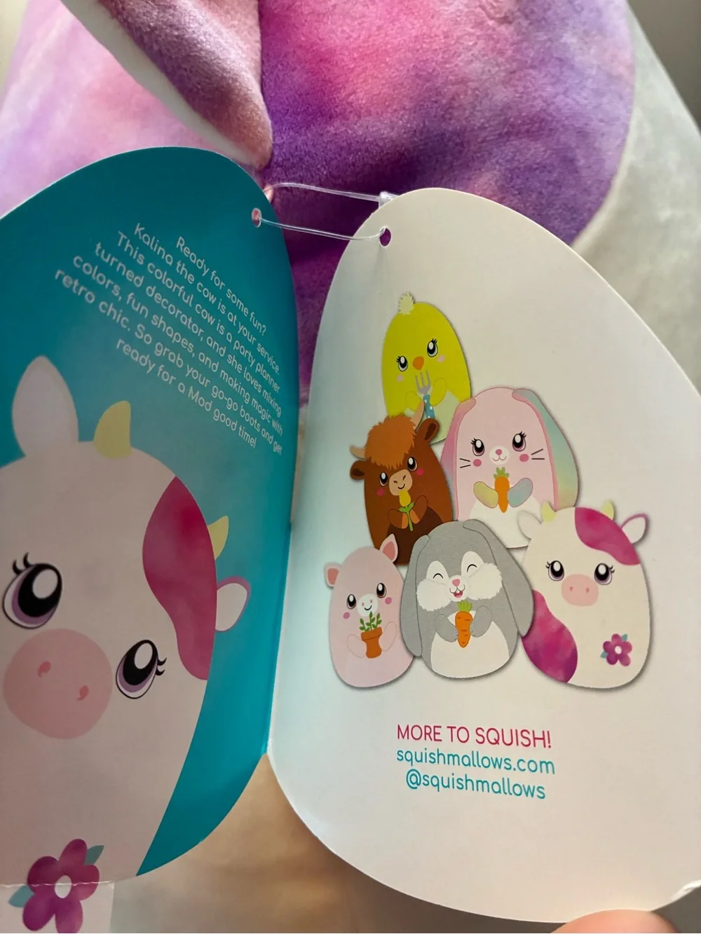 Squishmallows adorable cow